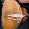 Food Tong Gold-plated Snack Cake Clip Salad Bread Pastry Clamp Baking Barbecue Tool Fruit Salad Cake Clip Kitchen Utensils New