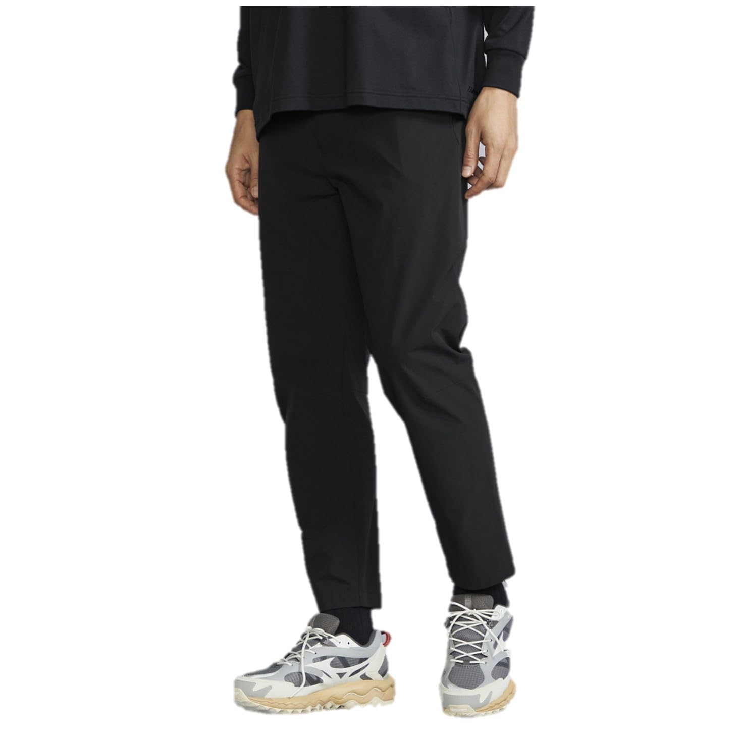 

Buddy Pants Stretch Durable Water Repellent Tapered Pants Long Pants Casual Outdoor Easy to Move BUDDYPANTS Unisex B2MFB135 Black 2XL [Mizuno] чёрный