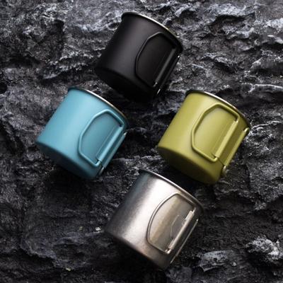 Outdoor Camping Mug Camping Cookware Travel 260ml Water Cup Stainless Steel Nature Hike Folding Cup