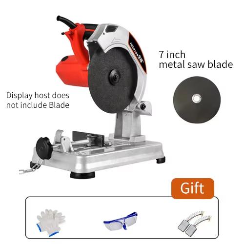 

Mini Electric Saw Table Cutting Machine 0-45 Degrees Table Saw Cut Off Saw Machine Small Cutter for Cutting Metal Wood Plastic