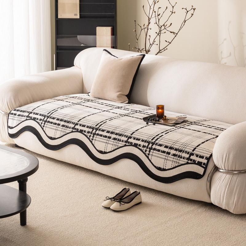 

Special-Shaped Irregular Sofa Cushion New Four-Season Universal One-Piece Plaid Non-Slip Seat Cushion Sofa Cover 90*90cm