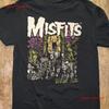 Rare Black Misfits Earth A D T Shirt Full Size S To 5xl Il640 Vintage Versatile Comfortable Designer Clothes Streetwear