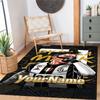 Juventus Customized Name Floor Rug Office Rug Design for Balcony Living Rooms Kitchen Entryway Antislip Carpet Anime Office Decor