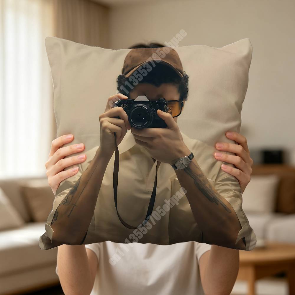 BBad BBunny Debi Tirar Mas Fotos Sofa Couch Pillow Cover Cushion Case Cozy Bedroom Accent Studio Furnishing