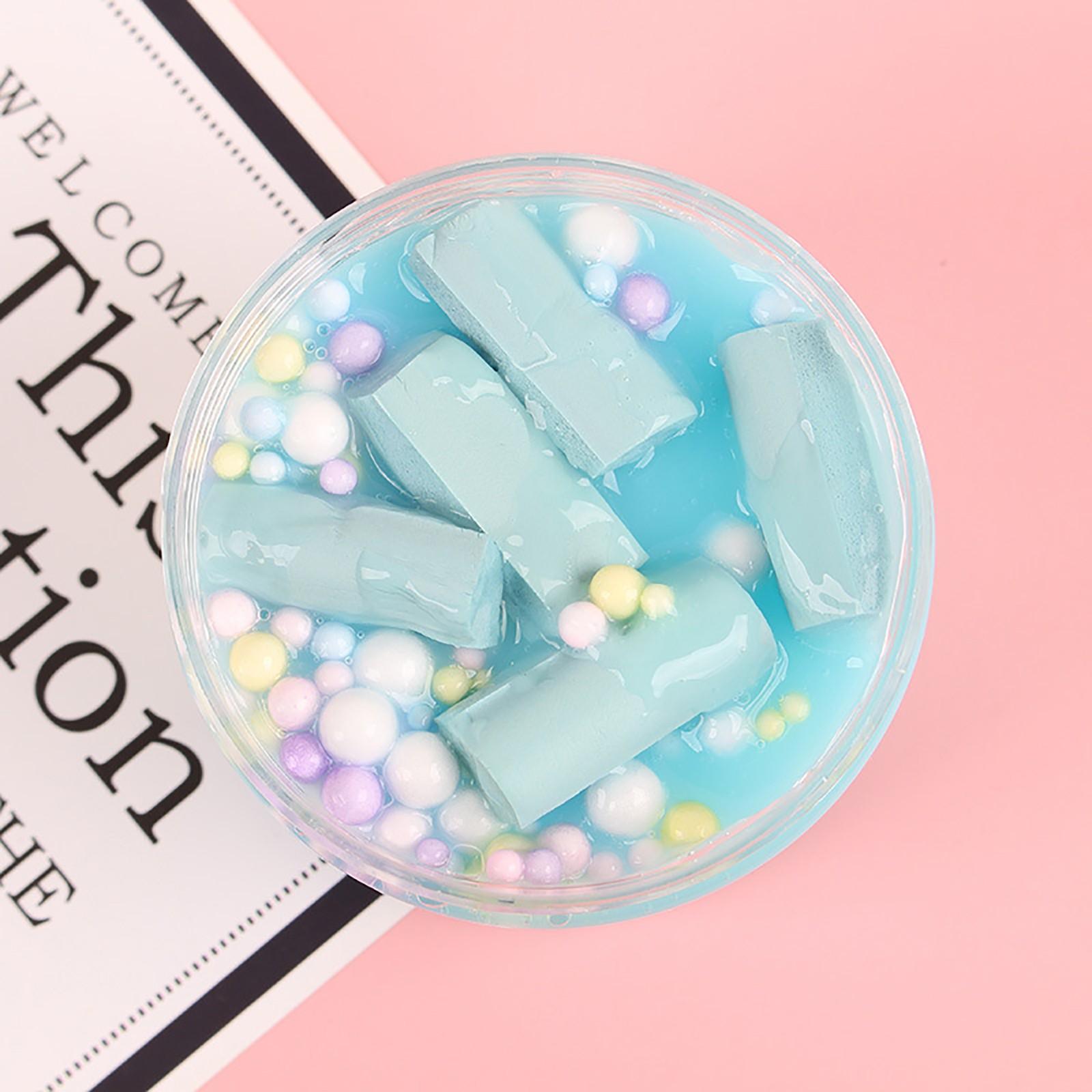 

Наборы слизи, подарки для вечеринок, мягкие эластичные и нелипкие игрушки, сувениры для вечеринок для детей синий