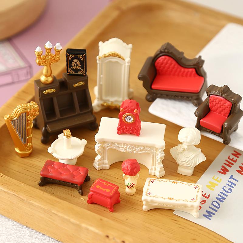 1/12 Puppenhaus Simulation Mini Möbel Modell Puppenhaus Wohnzimmer Szene Dekoration Puppenhaus Ornament Rollenspiel Spielzeug