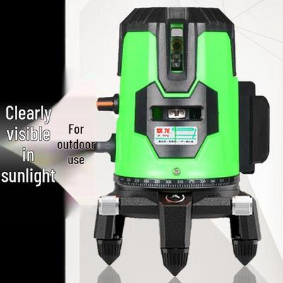 High-Precision Outdoor Automatic Green Infrared Laser Level with Strong Light and Fine Line