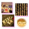 Light Birthday Happy Led Digital Color Lights Emitting Romantic Scene Decorative