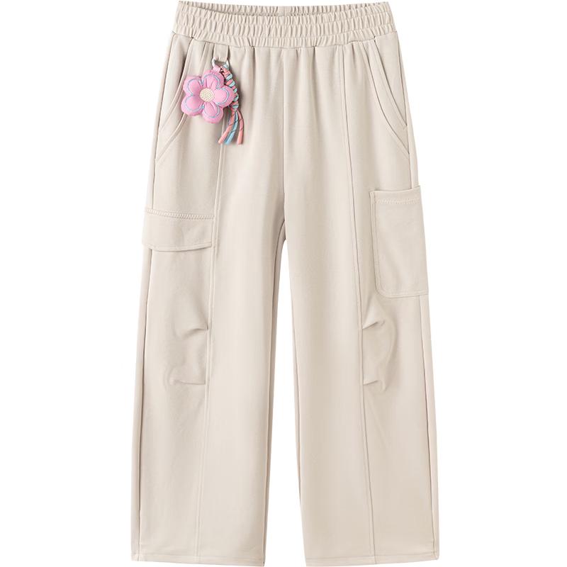 Balabala Girls' Straight-Leg Casual Trousers