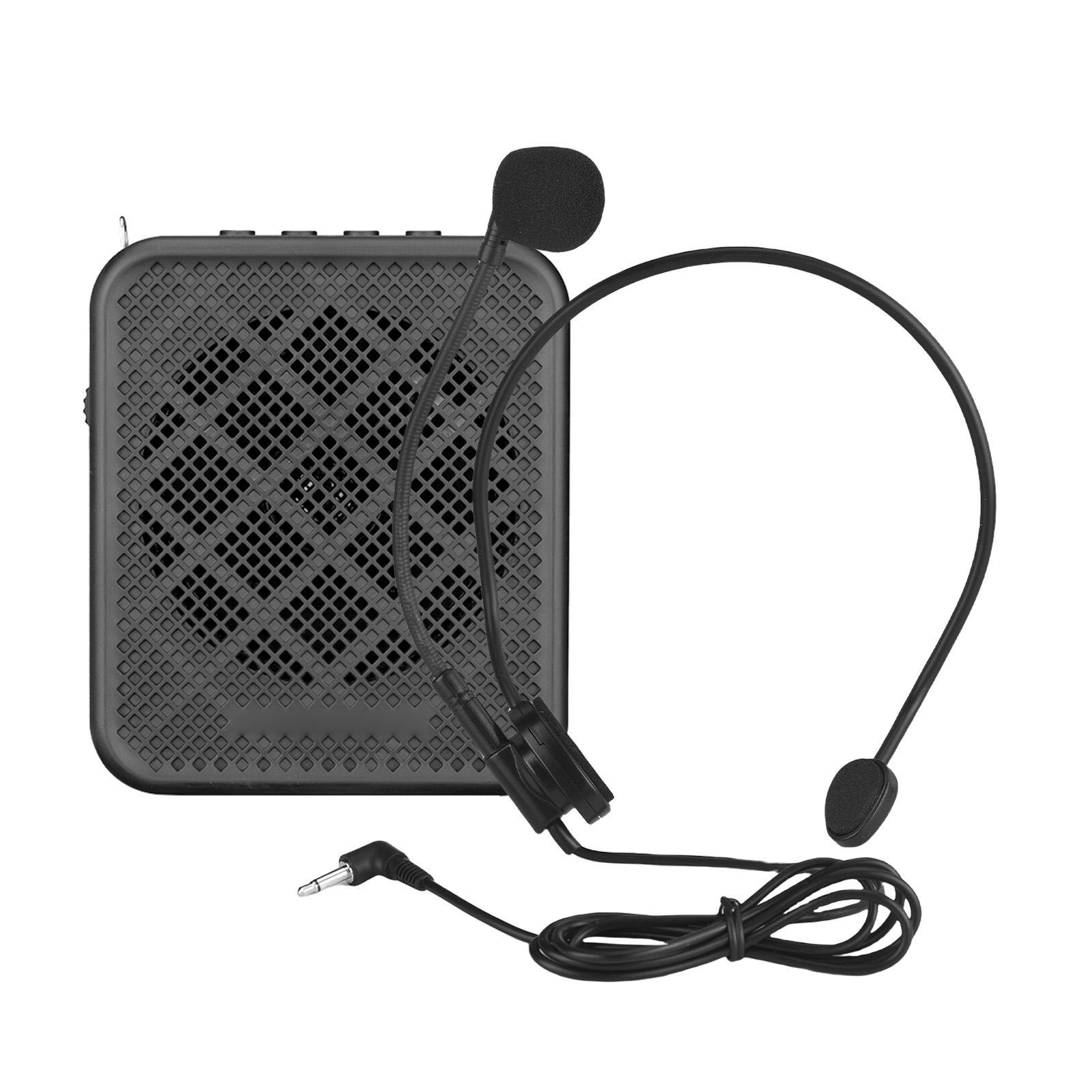 

TAKSTAR Voice Amplifier Portable Megaphone PA System with Wired Headset Microphone MP3 AUX Input