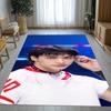 Hyunjin Kpop Stray Kids Star Wohnzimmer Rutschfester Teppich Weicher Teppich für Schlafzimmer Kinderzimmer Sofa, Heimdeko Fußmatte Geschenk