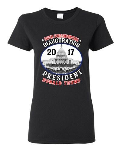 Ladies 58th Presidential Inauguration Day President Donald Trump DT T-Shirt Tee Unisex T-Shirt M