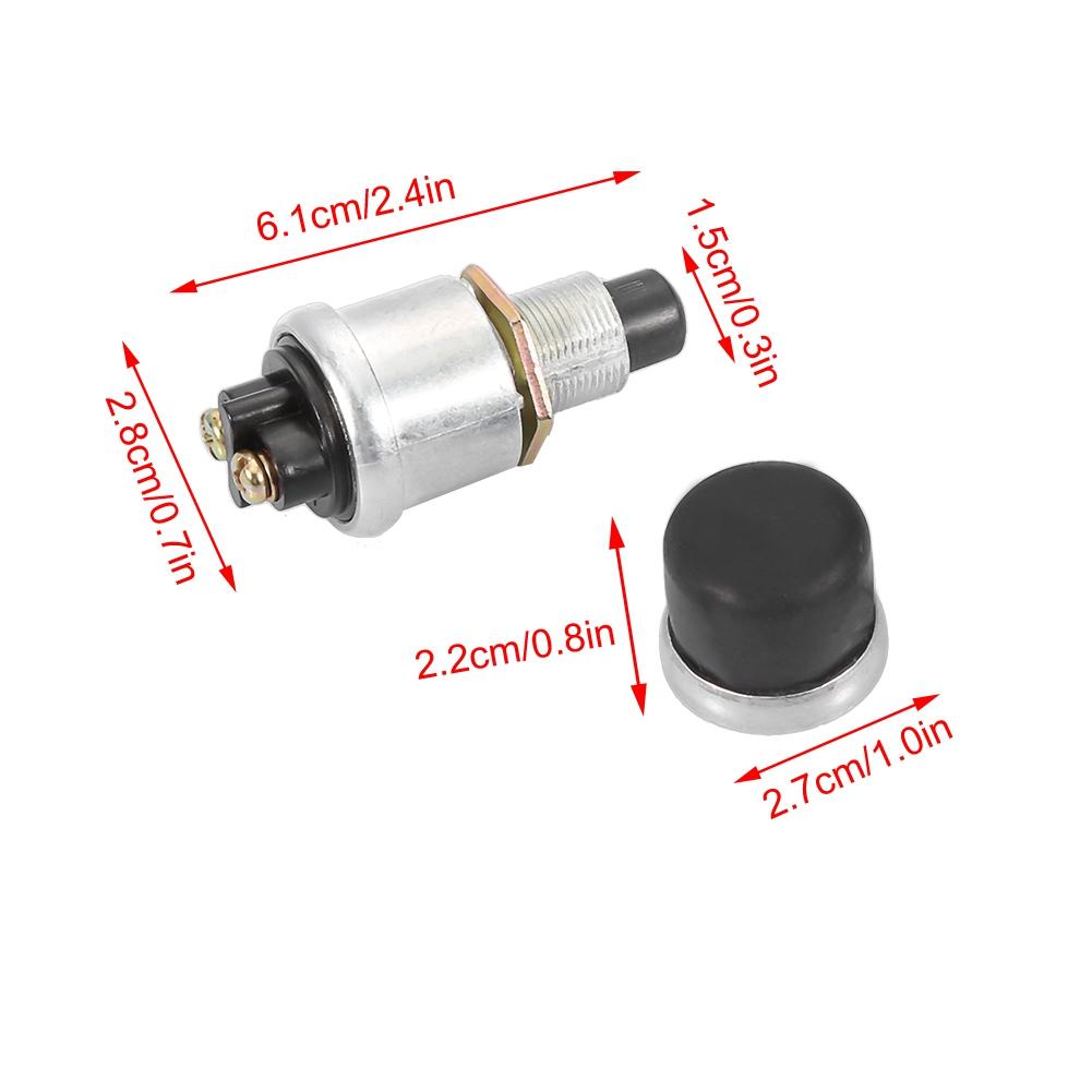 Waterdichte 12V 20A Hoornknop , Robuust, , Eenvoudige Installatie, Gemaakt van Hoogwaardig Gegoten Aluminium Materiaal, Ideaal voor Marine, Auto, Motor