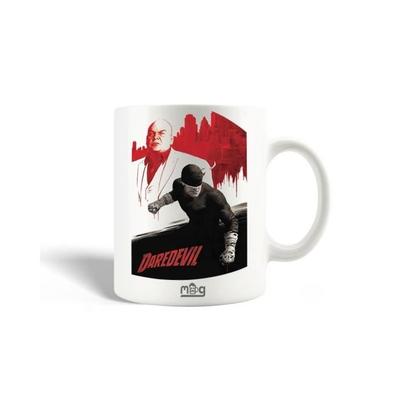 Ceramic Mug - Daredevil - Series Poster - 30cl - Dishwasher Safe - White