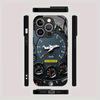 Fashion dashboard pattern tempered glass phone case suitable for iPhone 17 16 15 14 13 12 11 Pro Max Plus shockproof back cover
