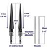 3-13mm&5-16mm Taper Reamer Hand Metal Reamer Deburring Enlarge Pin Hole Handheld Reamer For Wood Metal Plastic Drilling Tools
