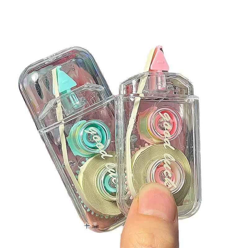 Mini Portable Student Correction Tape – Cute, Transparent, Muji-Style