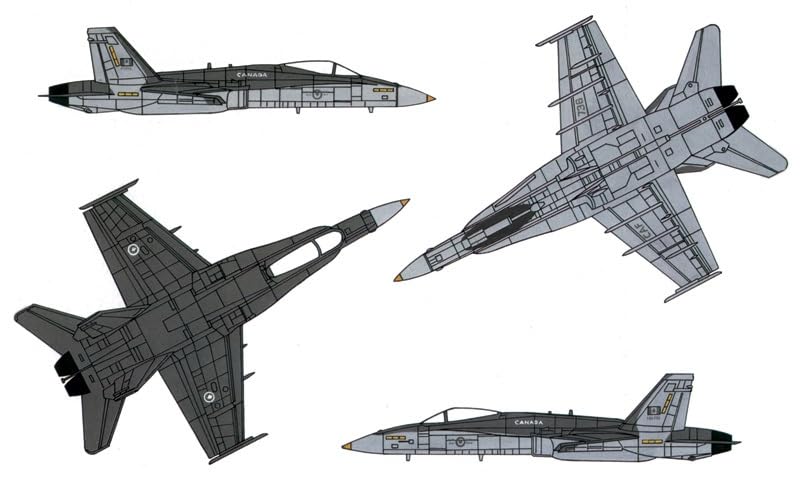 Platz Italeri Scale American Wild Weasel Plastic Model Kit IT0016 1/72 F/A-18C/D (Airplane)