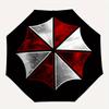 1pc Umbrella Corporation Automatic Open/close Folding Compact Umbrella, 8-Rib Sturdy Canopy, Lightweight Portable, Everyday Use, Gift, Outdoor Umbrell