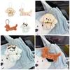 Dog Shaped Plush Bag Charm Keyring Soft Stuffed Animal Keychain Shopping Bag Charm Fashion Accessories for Everyday Use