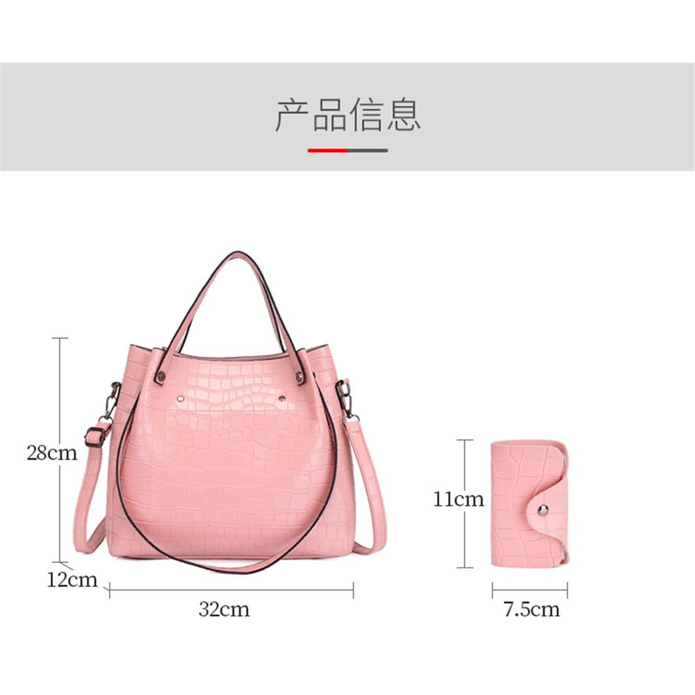  Four-piece Set Of Large-capacity One-shoulder Cross-body Portable Bucket Bag