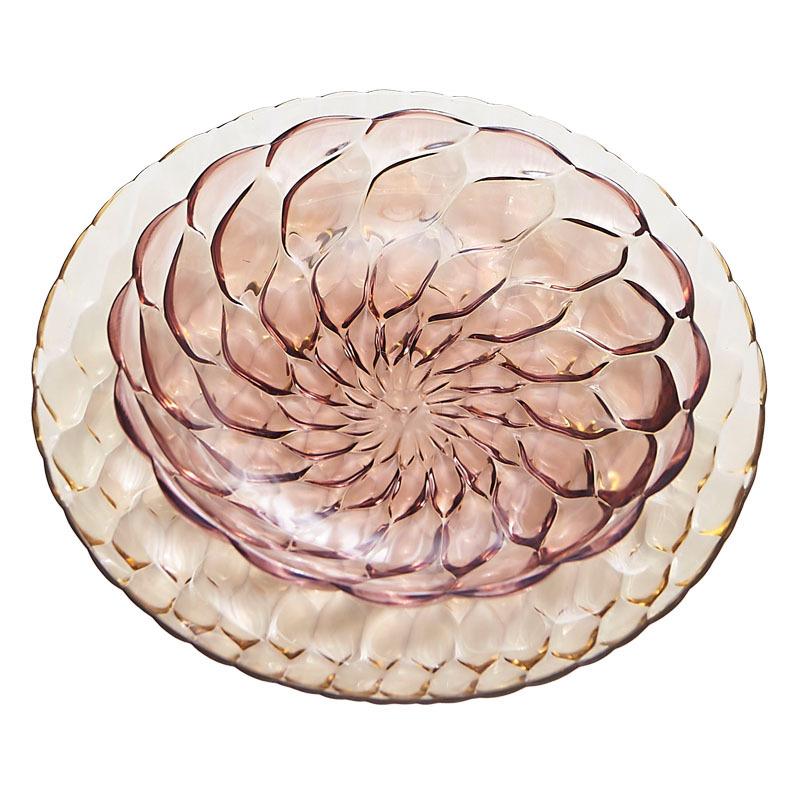 Creative Fruit Bowl Living Room Home Use Simple and Modern Snack Tray Office Commercial Light Luxury Plastic Dish for Table