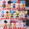 16Pcs/Set Dragon Ball Z Super Saiyan Son Goku Anime Figure Toys Gohan Vegeta Broly Piccolo Majin Buu Action Figurine Model Dolls