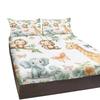 Bed Linen Set Of 3 Pieces For Garden Animals, With Two Pillowcases, Suitable For Bedroom (Cartoon, Garden, Decor)