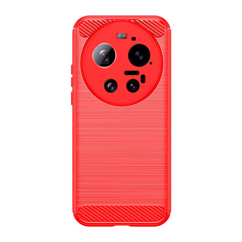 For Xiaomi 17T 15T 14T 13T Pro 17Promax Carbon Fiber Brushed Texture Anti-Fingerprint PhoneCase For Xiaomi 17 15 14 13 Ultra Pro