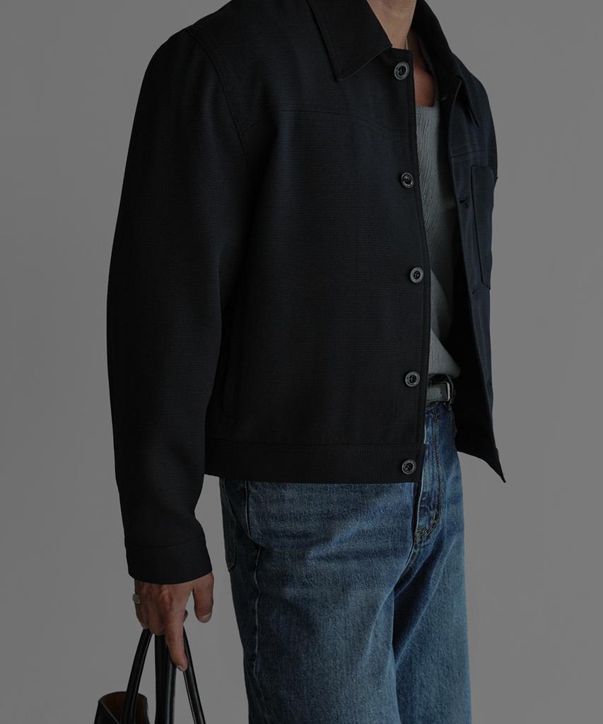 Bowlow Product Airy Summer Crop Jacket [Navy]