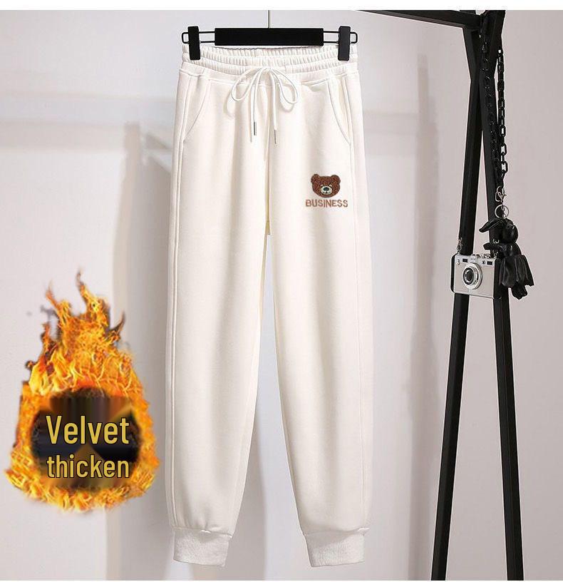 Affordable, High-volume Casual Sports Pants & Women's Hoodies, with Fleece or Without, Sizes M-6XL. For 200 Jin, Choose Extra-large.