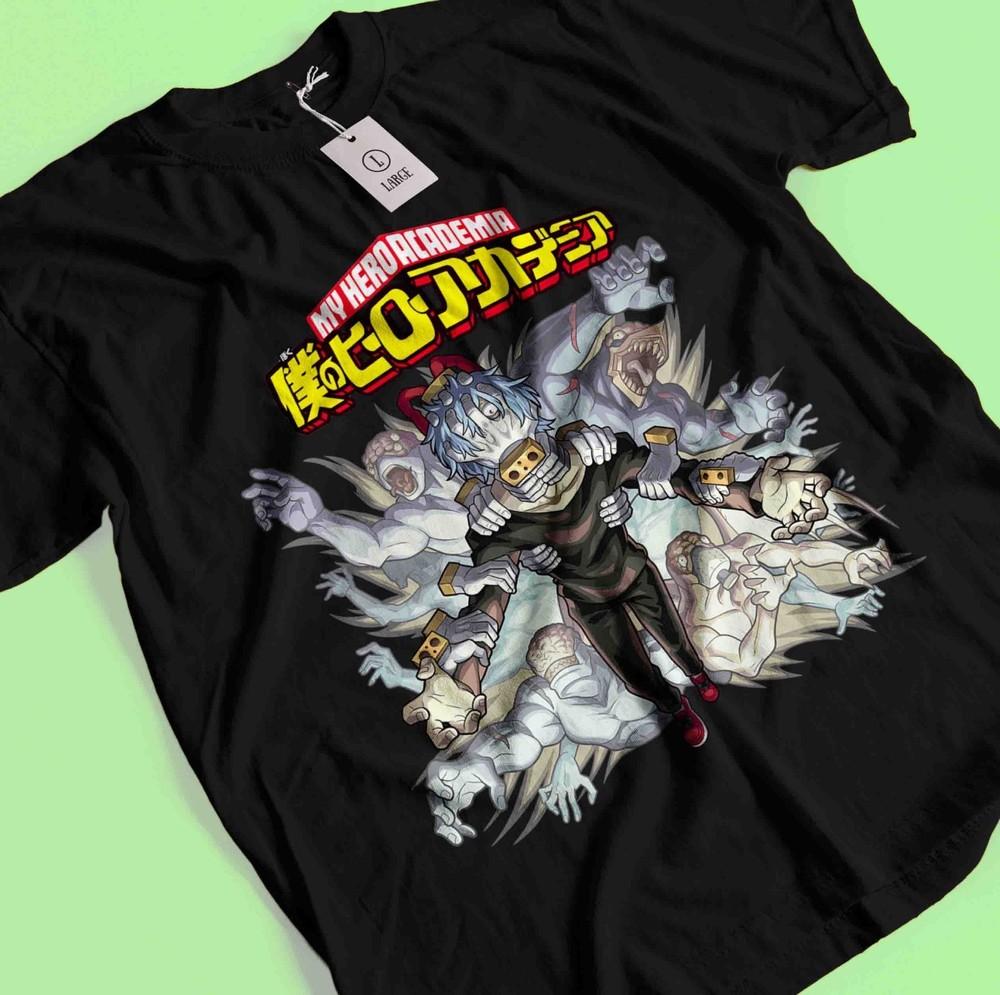 

Футболка Томура Шигараки Моя Геройская Академия Футболка Мидория Футболка МГА Даби Деку M