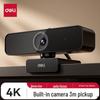 Deli 4K USB Webcam with Microphone & Autofocus