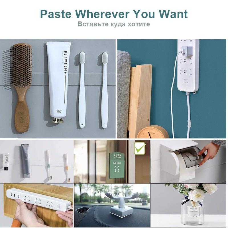 Double-sided Tape, Transparent Double-sided Tape, Reusable, Waterproof Adhesive, Strong Wall Sticker, Suitable For Bathroom And Kitchen Furniture