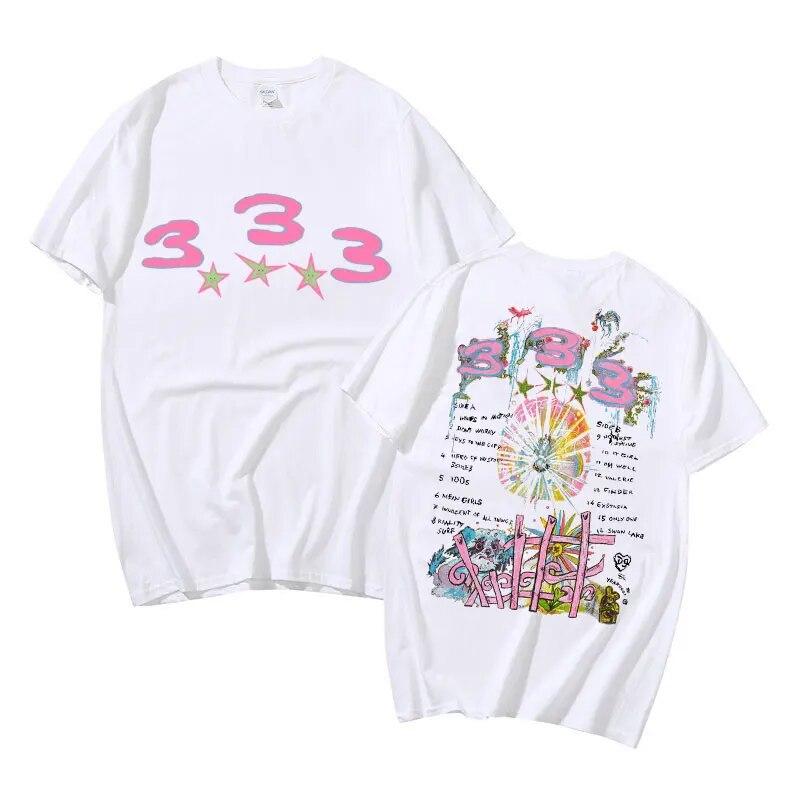 Bladee 333 Hip Hop Oversized Trend Skate Drain Gang Tshirt Harajuku Unisex T-shirt Unisex Women Fashion Casual Short Sleeve Tees