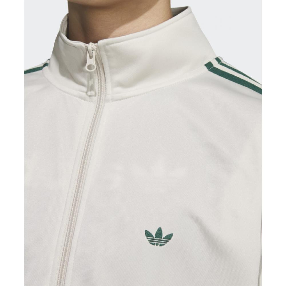 Adidas Bb Track Top   Light Beige  Green Jd5266