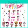 Adorable Lol Surprise Doll Birthday Party Decorations Set Banner And Swirls Included