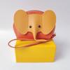 Pendant Design PU Leather Elephant Bag Multifunctional Zipper Closure Coin Purse Key Ring Creative Design Money Pouch Key Holder