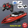 Rc Boat with Colorful Led Light Electric High-Speed Toy Waterproof Racing Remote Control Speedboat Competitive Toy Boy Kids Gift