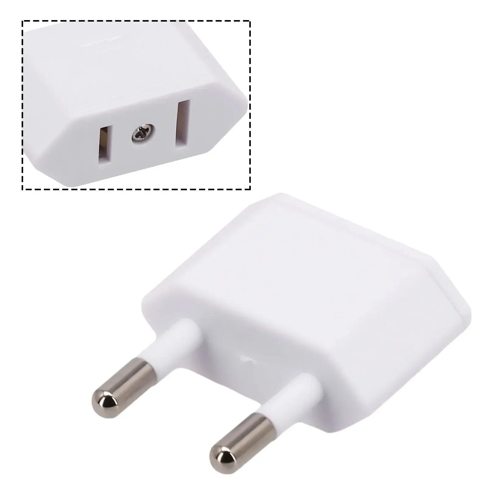 EU Adapter Travel Converter Adapter America To EU Electrical Adapter Socket Electrical Appliances & Testing Equipment Accessorie белый