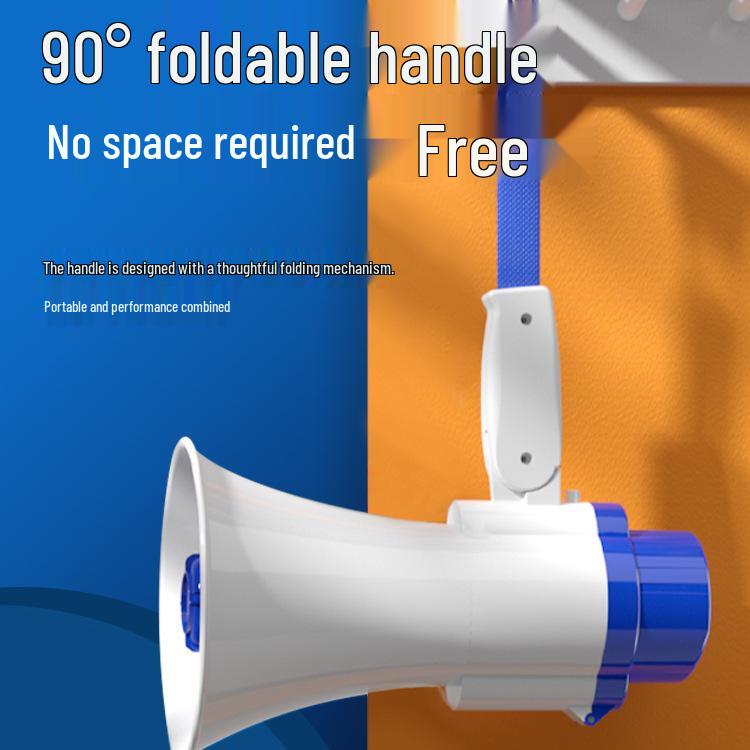 Compact Handheld Megaphone with Recording for Outdoor Promotion