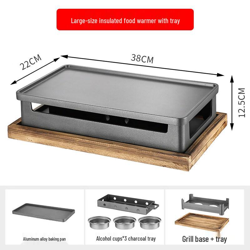 Kashicong Commercial Charcoal Alcohol Warming Oven