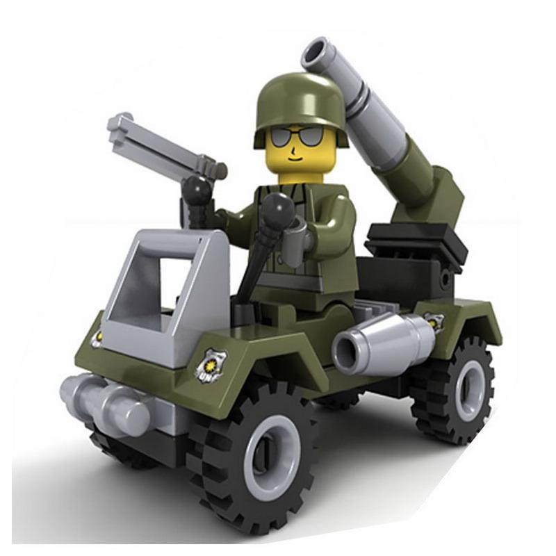 City Patrol Police Motorcycle Car Pursuit Prisoners Model Building Blocks Enlighten Action Figure Toys For Children