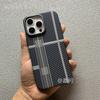 Farbkollision Magnetische Hartschale Hülle für IPhone 16 15 17 Pro Max Kunststoff Carbon Relief Schale Kameraobjektiv Legierung Rüstung Fundas