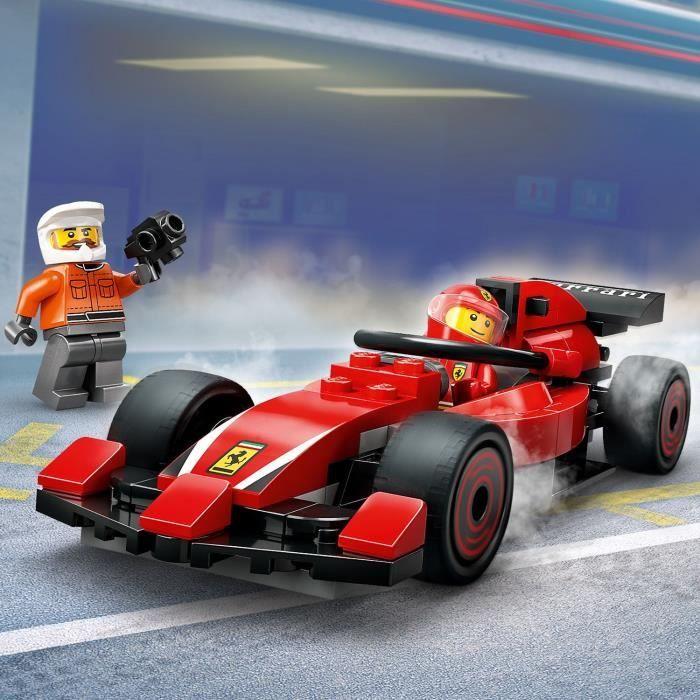 LEGO City 60443 Arrêt au stand de F1 avec voiture Ferrari - Jouet pour garçon dès 6 ans
