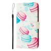 Applicable to Motorola G37 Power mobile phone leather case painted three card flip G67/G77/G87