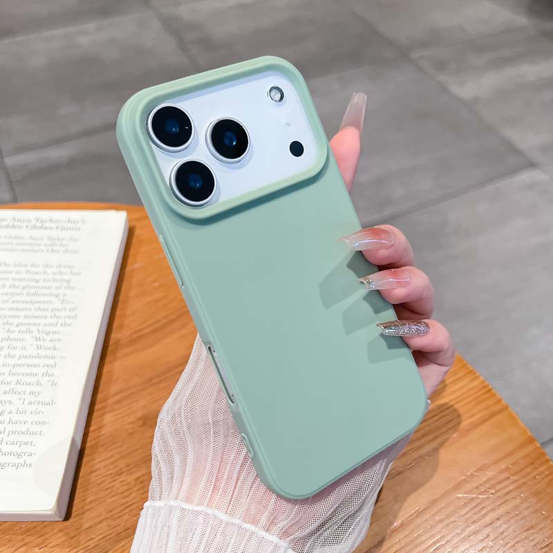 Luxury Matte Candy Color Silicone TPU Skin Feel Soft Case for IPhone 17 Air 16E 15 14 13 Pro Max Stain-Resistant Anti-Fall Cover