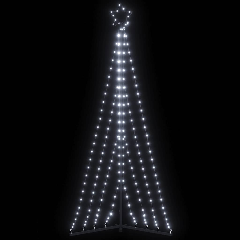 LED Christmas Tree 339 Cold White LEDs 187 Cm