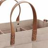 Babybleieveske Organizer Filtmateriale Stor Kapasitet Justerbar Plassoppsett Funksjonell Babyutstyrsorganisator