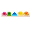 Children's Wooden Educational Toys Sorting Stacking Preschool Color Shape Classification Cognition Fishing Game Christamas Toys